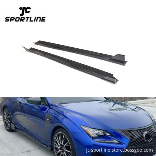 Carbon Fiber Side Skirts and Spoiler for Lexus RCF/RC F (2015-2018)